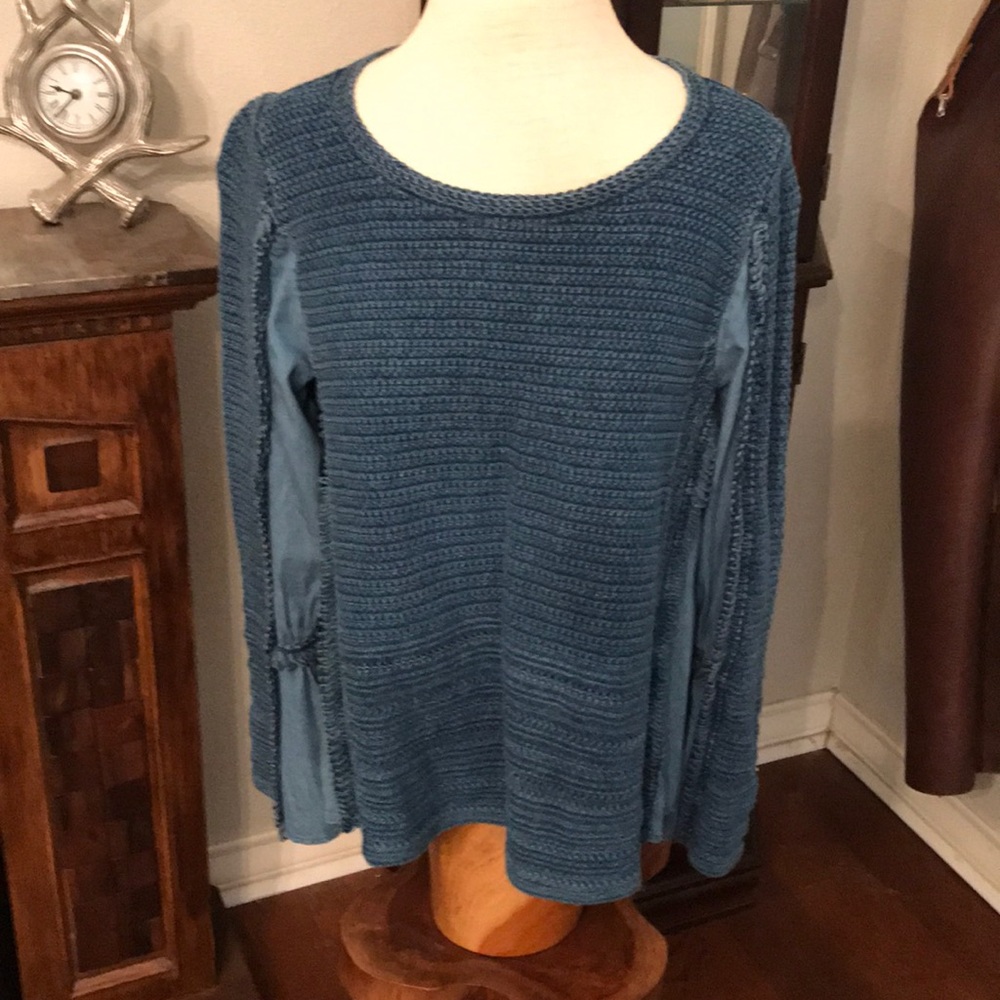INC denim sweater M